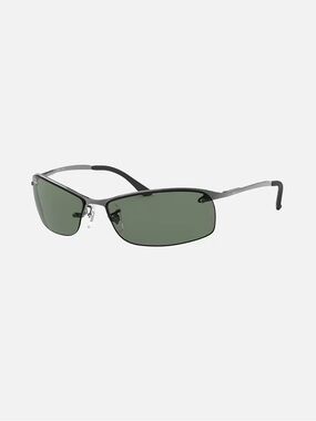 ❌SOLD❌ Ray-Ban RB 3183 Semi-Rimless Sunglasses with Green Lenses